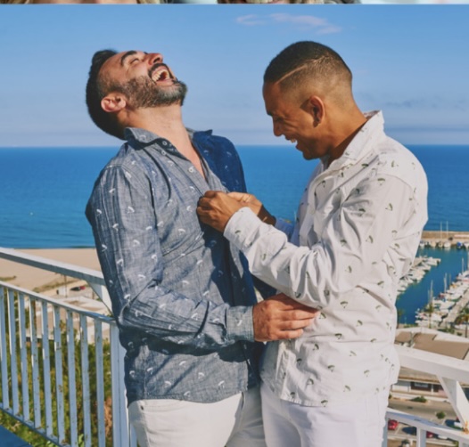 Casal em um momento feliz